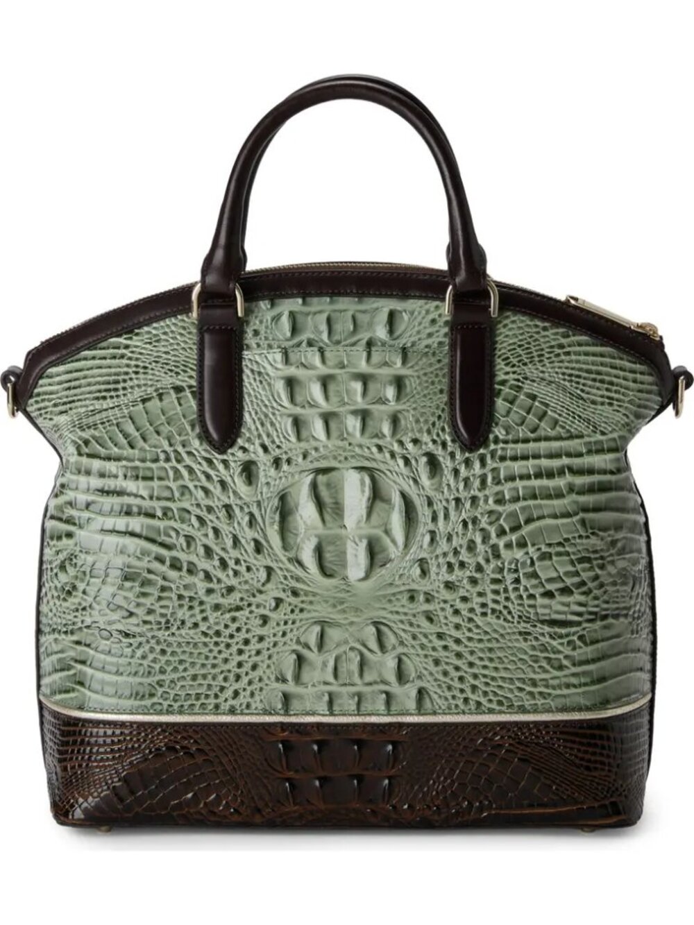 NWT ✅ Brahmin Large Duxbury Softgrass Northway Dome Satchel⭐ NWT, COA, DUST BAG - Picture 4 of 17